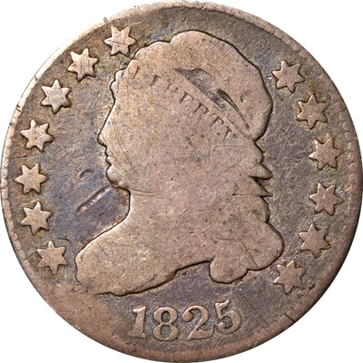 Монета номиналом 10 центов 1825 - Изображение 1 из 2