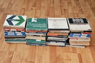 Lot Of 43 Various Vintage Reel-To-Reel Recording Tapes 7” Please Read Desc Foto 1 de 4
