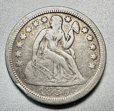 1850-O SEATED LIBERTY DIME   FINE DETAIL    BETTER DATE - Image 1 of 2