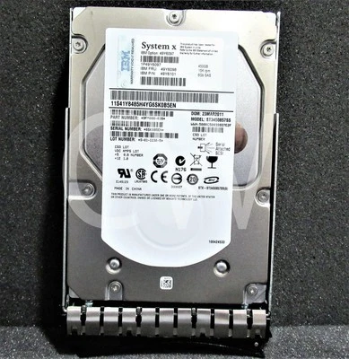 9FM066-039 ST3450857SS IBM 450GB 15000RPM 6Gbps 3.5" SAS SERVER HDD Hard Drive - Image 1 of 4