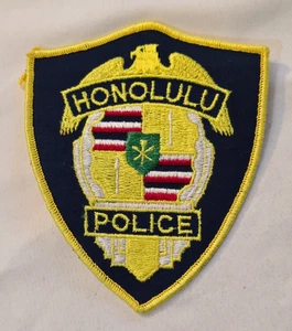 Vintage Honolulu Hawaii Police Department 1970's-80's Shoulder Patch - Picture 1 of 2
