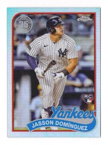 Jasson Dominguez 2024 Topps Chrome 1989 35th Anniversary #89CB-12 Rookie RC - Picture 1 of 2