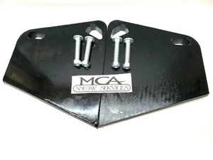 BOSS SNOW PLOW WING (2) POLY CUTTING EDGES WITH BOLTS BAX08057 BAL0817 BAR0827 - Picture 1 of 2
