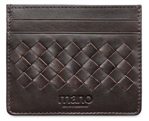 Don Luca Card Holder Dark Brown Hand