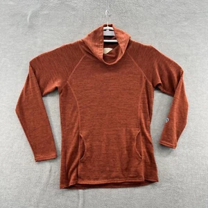 Kuhl Girls XL (14) Cowlneck anorak pocket orange pullover sweater - Picture 1 of 8
