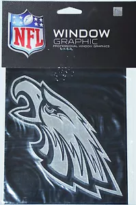 Philadelphia Eagles Silber Chrom Vinyl Fenster Grafik Aufkleber NFL Football - Bild 1 von 2