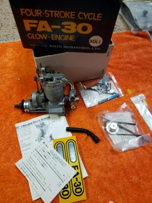 Saito Engine - Saito FA-30 MKII - FA 30 open rocker  - NIB - Image 1 of 4
