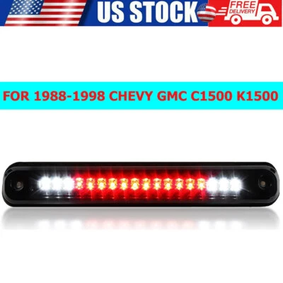 For 88-1998 Chevy GMC C/K 1500 2500 3500 Smoke 3RD Third Brake Lights Lamps USA - Image 1 of 4