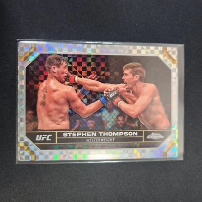 2024 Topps Chrome UFC X-Fractors #180 Stephen Thompson      L22 - Image 1 of 2