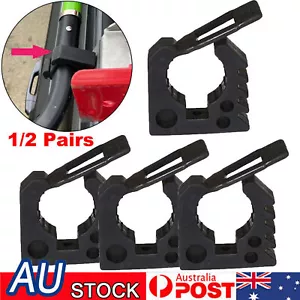1- 2 Pair Quickly Rubber Clamp Base 25-45mm Shovel Roof luggage Rack Bracket Set - Picture 1 of 15