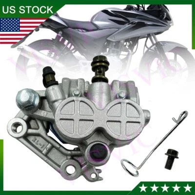 130mm Motorcycle Hydraulic Brake Lower Pump Right Rear Brake Disc Calipers Set - Image 1 of 4
