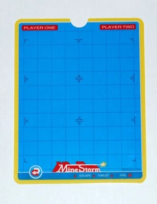 Vectrex Minestorm Overlay Neu Reproduktion Erstausrüsterqualität - Bild 1 von 4