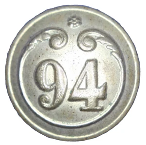 Francia 2º IMPERIO 1852-1870 94 Regimiento Ejército Militar Botón 16 mm - Imagen 1 de 3