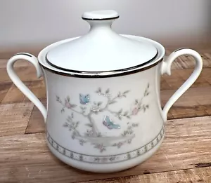 Lenox Tea Garden Bouquet Collection Porcelain Sugar Bowl With Lid - Picture 1 of 4