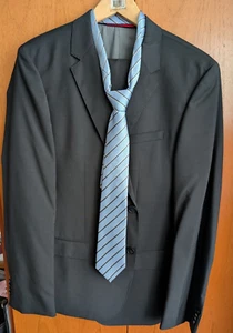 Traje negro HUGO by Hugo Boss Two Pieses ajuste moderno talla: 52 - Imagen 1 de 17