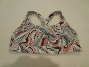 ATHLETA Ultimate Marble Print Sports Bra Women’s Size 1X Barely Worn!! - Picture 1 of 3