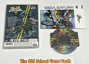 Courier Crisis Sega Saturn Complete CIB Tested Authentic + Registration Card - Picture 1 of 7
