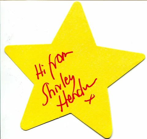 HARRY POTTER bridget jones SHIRLEY HENDERSON signed AUTOGRAPH 9193 Cover