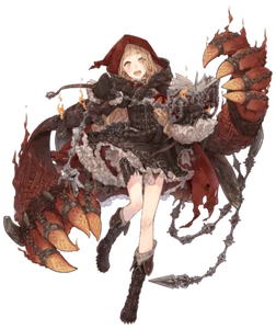 Red Riding Hood Sorcerer SINoAlice Sticker Anime Outdoor 6" Car Decal - Bild 1 von 1