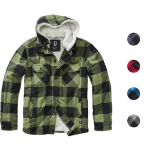 Brandit Holzfällerjacke Lumber Jacket Hooded Teddyfleece Flanell Jacke Outdoor  - Bild 1 von 25