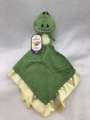 Manta de seguridad Itty Bittys Toy Story REX dinosaurio verde Lovey sello Disney  Foto 1 de 4