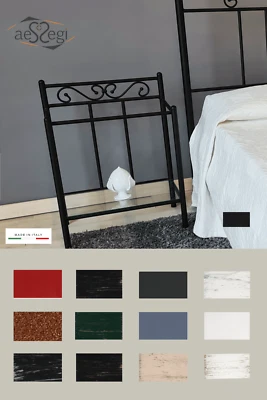 Comodino in ferro battuto Silvana - Immagine 1 di 2