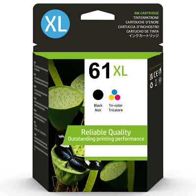 61XL 61 XL Ink Printer Cartridge For HP ENVY 4500 4501 4502 4504 5530 5531 5535 - Image 1 of 4