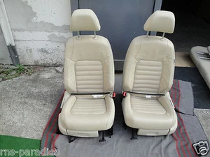 VW JETTA SITZ SITZE LEDER LEDERAUSSTATTUNG BEIGE - Bild 1 von 2