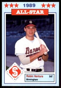 1989 Jennings Southern League All-Stars Robin Ventura Birmingham Barons #2