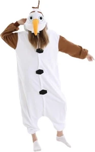 LorranTree FROZEN OLAF SCHNEEMANN Kostüm Gr. L Pyjama Erwachsene Jumpsuit R/2352 - Bild 1 von 24