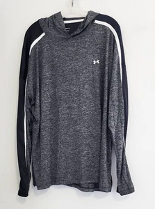 Under Armour Womens Plus Size Tech Twist Graphic Hoodie Top Black Sz 2X - NWT - Picture 1 of 2