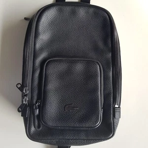 Tasche Leder schwarz großes Modell Lacoste - Bild 1 von 12