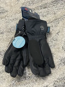 Gordini Gloves Aquabloc Fleece Cuff Jr Kids Sz S Black Snowboard Winter NWT - Picture 1 of 6