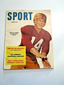 1954 Sport Magazine Eddie Le Baron Adolph Rupp Mickey Mantle Bevo Francis NO ML - Picture 1 of 6
