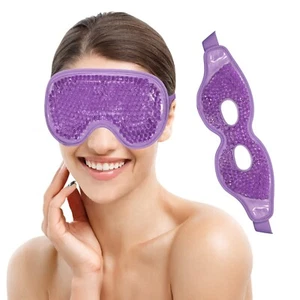 Ice Pack for Eyes - 2 Pcs Reusable Hot Cold Compress Gel Bead Cooling Mask fo... - Picture 1 of 8