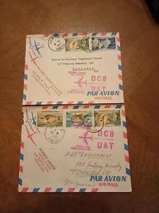 2 Lettres Sénégal Première Liaison Paris/Dakar 10/09/60 Timbres Fédé Mali TTB - Photo 1/2