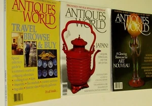(Pgasteelers1)Antiques World Magazines 3 Issues 9/81, 8/81,10/81 Great Conditoin - Picture 1 of 7