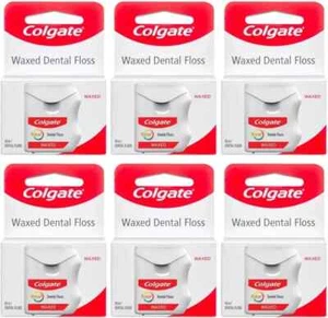 Hilo dental encerado total Colgate / cinta 6x50M (paquete de 6, 50M cada uno) - Imagen 1 de 3