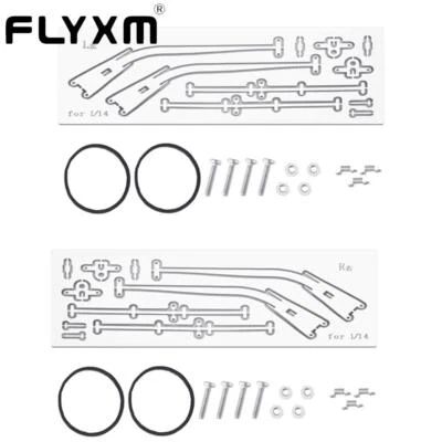 FLYXM 1Pair Windscreen Wiper Left/Right Side For 1/14 Tamiya RC Tractor Truck - Image 1 of 4