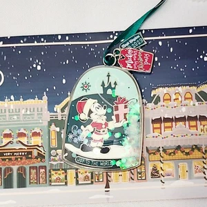 Disney Parks Mickey’s Very Merry Christmas Party Santa Mickey Mouse Ornament NEU - Bild 1 von 2