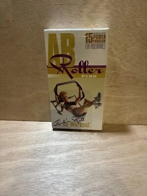 Ab Roller Plus Rock n Roll Ab Workout - Sealed Vintage VHS Brenda Dykgraaf - Image 1 of 3