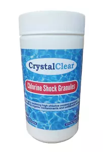1kg - CrystalClear Ultimate Chlorine Shock Granules for Hot Tubs & Swimming Pool - Picture 1 of 4