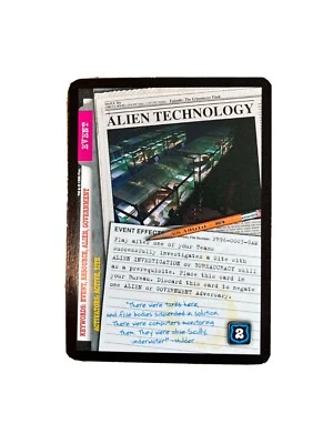 1996 The X Files CCG ALIEN TECHNOLOGY Promo Card - Image 1 of 3
