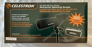 CELESTRON ** 20-60 60MM ZOOM REFRACTOR SPOTTING SCOPE ** NEW IN BOX - Picture 1 of 6
