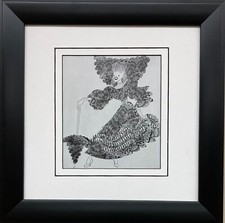 Al Hirschfeld "Judy Garland 1944 " CUSTOM FRAMED ART Celebrity Movie