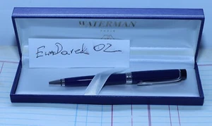 Waterman Liason Ballpoint Pen, Majestic Blue, CT, Box, Papers, Very RARE!!!! - Picture 1 of 9