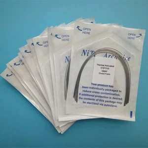 30 Packs NiTi Rectangular Oval Archwire Super Elastic 017x025 Preformed Ortho - Picture 1 of 18
