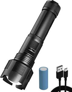 Maxesla LED Taschenlampe 2500 Lumen, Taschenlampen LED superhelle Taschenlampe 5 Modi - Bild 1 von 7