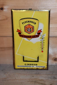 Altes Imoglasschild/Brauereischild 50er Jahre,Plochinger Waldhorn-Bräu,Original - Bild 1 von 2