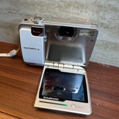 Olympus i:robe IR-500 4.0MP Digital Camera - Silver From Japan   0010 - Image 1 of 4